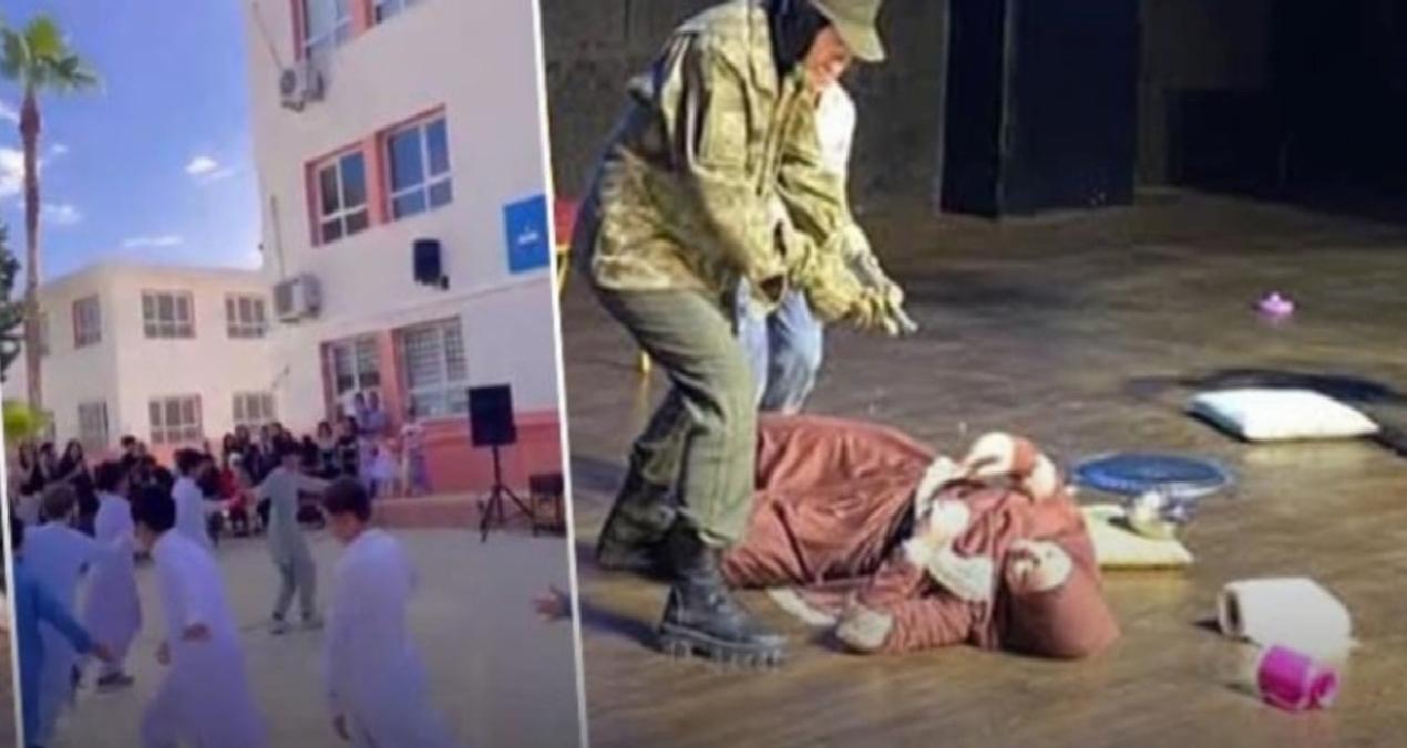 Yine ÇEDES yine skandal! Kız çocuklarının eline silah, erkek çocuklarına Afgan kıyafeti