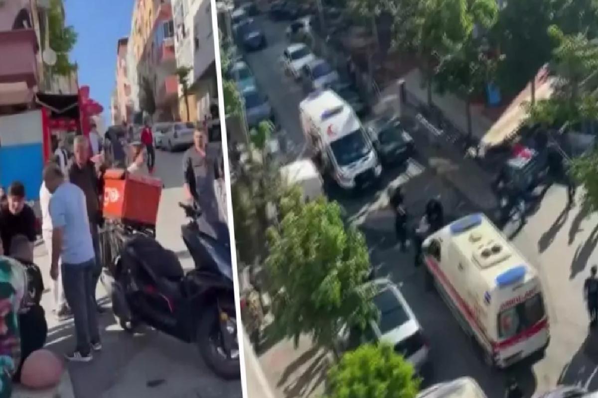 Yüzleri maskeli 2 kişi, çocuk parkını kana buladı