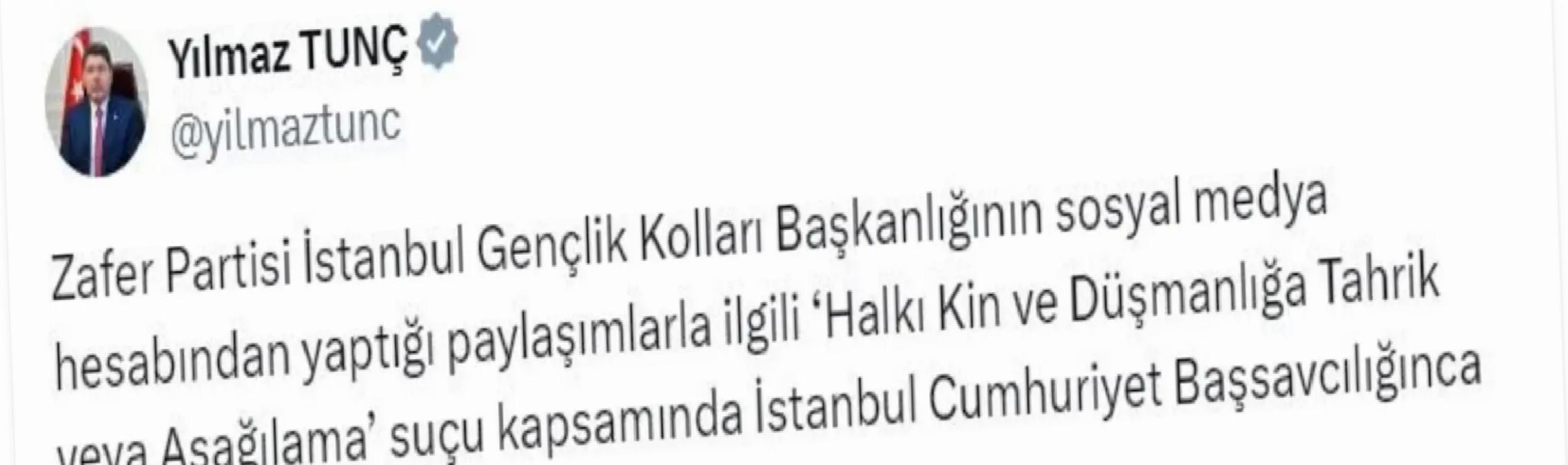 Zafer Partisi’ne Soruşturma