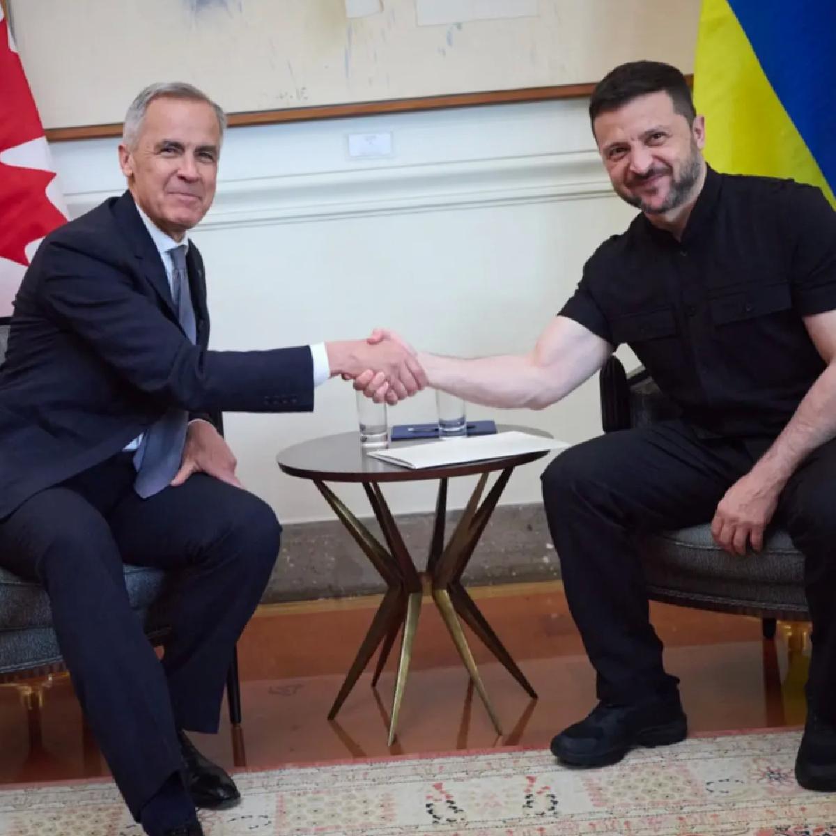 Zelenskiy ve Carney’den Destek Görüşmesi